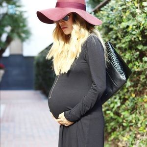 Gap Maternity Black Long Sleeve Maxi